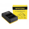 PATONA Dual LCD USB Charger f. Canon...