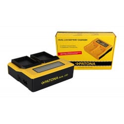 PATONA Dual LCD USB Charger for Nikon ENEL15 EN-EL15