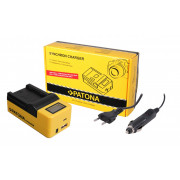 PATONA Synchron USB Charger f. Fuji NP-W235 Fujifilm XT-4 XT4 XT-4 with LCD
