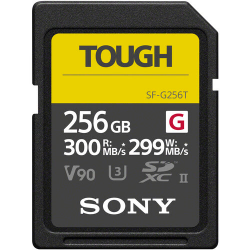 SONY CARTE SDXC SF-G TOUGH UHS-II 300MB/S
