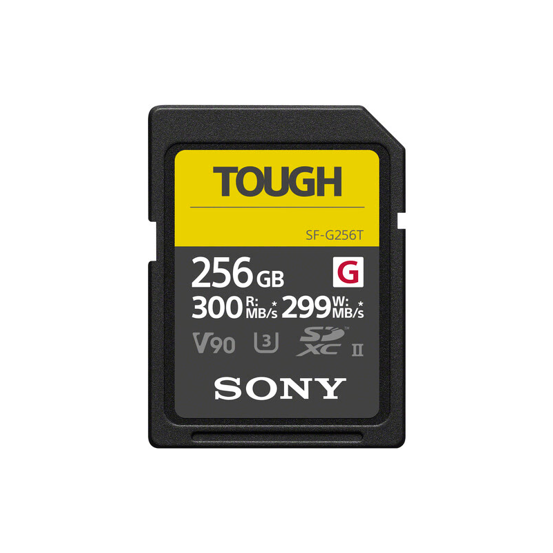 SONY CARTE SDXC SF-G TOUGH UHS-II 300MB/S