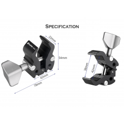 LEOFOTO CLAMP MULTIFONCTION MC-40
