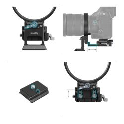 SMALLRIG PLAQUE DE MONTAGE ROTATIVE HORIZONTALE / VERTICALE
