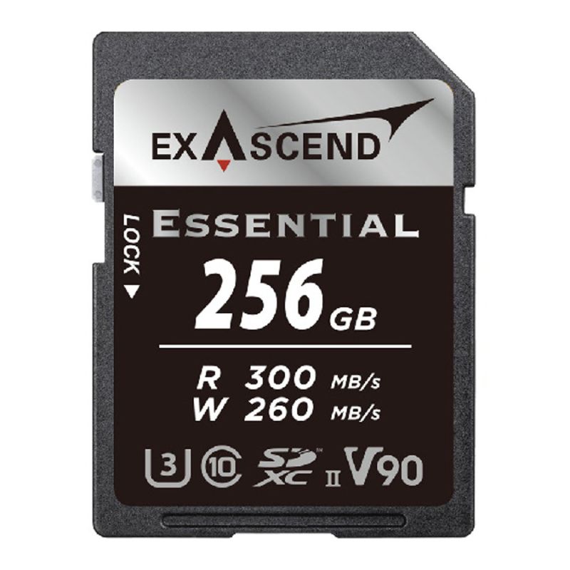 EXASCEND CARTE SDXC UHS II V90 ESSENTIAL