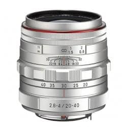 PENTAX OBJECTIF HD-DA 20-40MM F/2.8-4 ED LIMITED DC WR SILVER