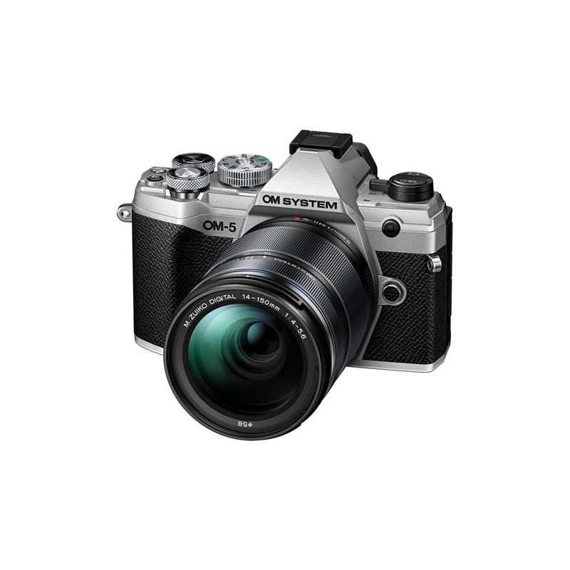OLYMPUS HYBRIDE OM-5 + 14-150mm II silver