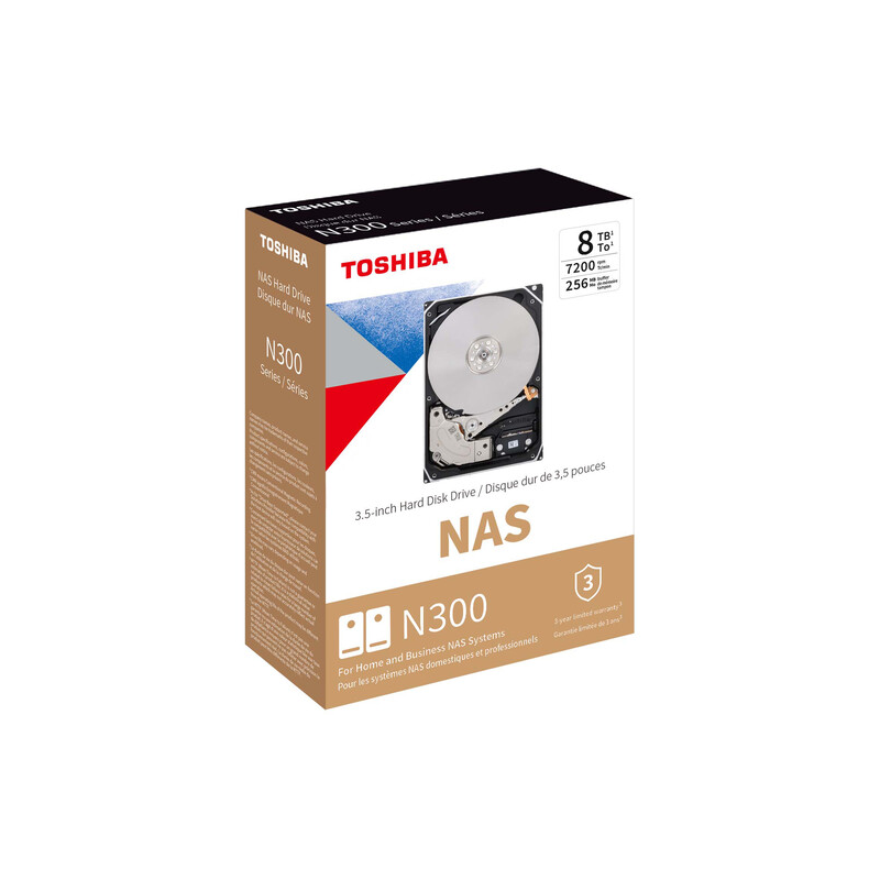 TOSHIBA DISQUE DUR INTERNE N300 7200RPM SATA III 3.5"