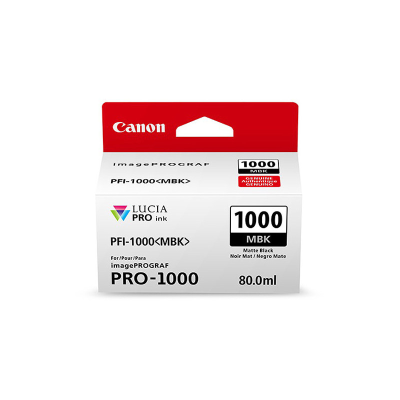 CANON CARTOUCHE ENCRE PFI-1000 POUR IMAGEPROGRAF PRO-1000