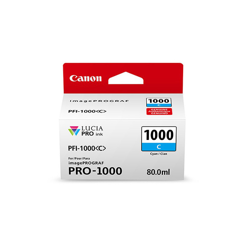 CANON CARTOUCHE ENCRE PFI-1000 POUR IMAGEPROGRAF PRO-1000