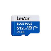 LEXAR CARTE MEMOIRE MICRO SDXC BLUE PLUS UHS-I V30 AVEC ADAPTATEUR SD