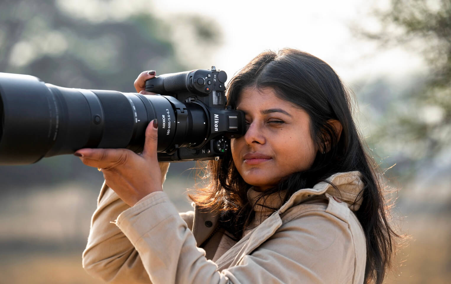 Nikon Z6 III avec un téléobjectif