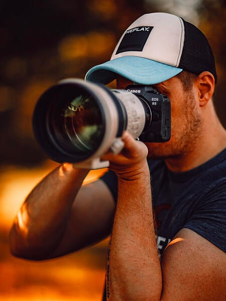 Photographe avec le Canon R5